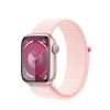 Apple Watch S9 GPS 41mm Pink Alu Case w Light Pink Sport Loop