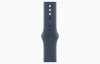 Apple Watch S9 GPS 45mm Silver Alu Case w Storm Blue Sport Band - M/L