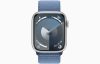 Apple Watch S9 GPS 45mm Silver Alu Case w Winter Blue Sport Loop