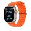 Apple Watch Ultra2 Cellular, 49mm Titanium Case w Orange Ocean Band