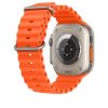 Apple Watch Ultra2 Cellular, 49mm Titanium Case w Orange Ocean Band