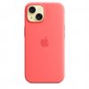 Apple iPhone 15 Silicone Case w MagSafe - Guava