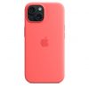 Apple iPhone 15 Silicone Case w MagSafe - Guava