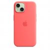 Apple iPhone 15 Silicone Case w MagSafe - Guava