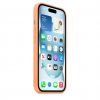 Apple iPhone 15 Silicone Case w MagSafe - Orange Sorbet