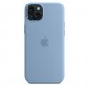 Apple iPhone 15 Plus Silicone Case w MagSafe - Winter Blue