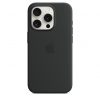 Apple iPhone 15 Pro Silicone Case w MagSafe - Black