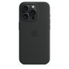 Apple iPhone 15 Pro Silicone Case w MagSafe - Black