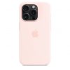 Apple iPhone 15 Pro Silicone Case w MagSafe - Light Pink