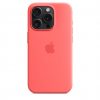 Apple iPhone 15 Pro Silicone Case w MagSafe - Guava