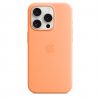 Apple iPhone 15 Pro Silicone Case w MagSafe - Orange Sorbet