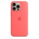 Apple iPhone 15 Pro Max Silicone Case w MagSafe - Guava