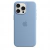 Apple iPhone 15 Pro Max Silicone Case w MagSafe - Winter Blue