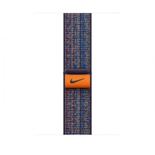 Apple Watch 45mm Nike Band: Game Royal/Orange Nike Sport Loop