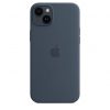 Apple iPhone 14 Plus Silicone Case with MagSafe - Storm Blue