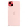 Apple iPhone 14 Plus Silicone Case with MagSafe - Chalk Pink