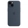 Apple iPhone 14 Silicone Case with MagSafe - Storm Blue