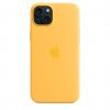 Apple iPhone 15 Plus Silicone Case with MagSafe - Sunshine