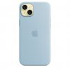 Apple iPhone 15 Plus Silicone Case with MagSafe - Light Blue