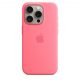 Apple iPhone 15 Pro Silicone Case with MagSafe - Pink