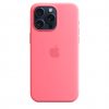 Apple iPhone 15 Pro Max Silicone Case with MagSafe - Pink