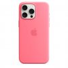 Apple iPhone 15 Pro Max Silicone Case with MagSafe - Pink