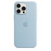 Apple iPhone 15 Pro Max Silicone Case with MagSafe - Light Blue