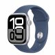 Apple Watch S10 GPS 42mm Silver Alu Case with Denim Sport Band - S/M