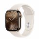 Apple Watch S10 Cellular 42mm Gold Titanium Case with Starlight Sport Band - S/M