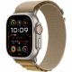 Apple Watch Ultra2 v2 Cellular 49mm Natural Titanium Case with Tan Alpine Loop - Large