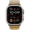 Apple Watch Ultra2 v2 Cellular 49mm Natural Titanium Case with Tan Alpine Loop - Large