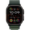 Apple Watch Ultra2 v2 Cellular 49mm Black Titanium Case with Dark Green Alpine Loop - Small