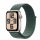 Apple Watch SE2 v3 GPS 40mm Starlight Alu Case with Lake Green Sport Loop