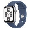 Apple Watch SE2 v3 GPS 44mm Silver Alu Case with Denim Sport Band - S/M