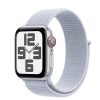 Apple Watch SE2 v3 Cellular 40mm Silver Alu Case with Blue Cloud Sport Loop