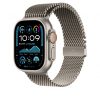 Apple Watch 49mm Milanese Loop:  Natural Titanium Milanese Loop - Large