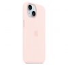 Apple iPhone 15 Silicone Case with MagSafe - Light Pink