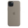 Apple iPhone 15 Plus Silicone Case with MagSafe - Clay