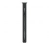 Apple Watch 49mm Band:  Black Ocean Band Extension - Natural Titanium Finish