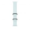 Apple Watch 49mm Band:  Ice Blue Ocean Band - Black Titanium Finish