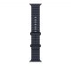 Apple Watch 49mm Band:  Navy Ocean Band - Black Titanium Finish