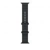 Apple Watch 49mm Band:  Black Ocean Band - Black Titanium Finish