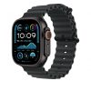 Apple Watch 49mm Band:  Black Ocean Band - Black Titanium Finish