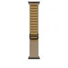 Apple Watch 49mm Loop:  Tan Alpine Loop - Medium - Black Titanium Finish