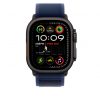 Apple Watch 49mm Loop:  Blue Trail Loop - S/M - Black Titanium Finish