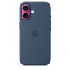 Apple iPhone 16 Silicone Case with MagSafe - Denim