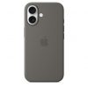 Apple iPhone 16 Silicone Case with MagSafe - Stone Gray