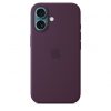 Apple iPhone 16 Silicone Case with MagSafe - Plum