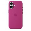 Apple iPhone 16 Silicone Case with MagSafe - Fuchsia (Seasonal)