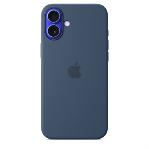 Apple iPhone 16 Plus Silicone Case with MagSafe - Denim